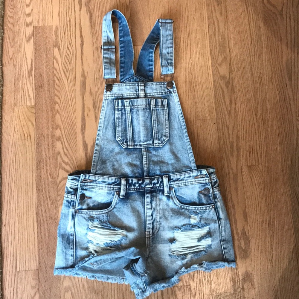 Forever 21 Overall Shorts